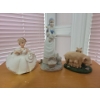 Image 1 : Collectable Porcelain Figurines 7T - Piggy Family Milk Maid & More