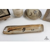 Image 2 : Rustic Wood Photo Frame, A Ceramic Covered Dish Japanese Stoneware Pottery Olive Tray And More.