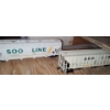 Image 3 : Asst Model SOO Line Locomotive & Train Cars