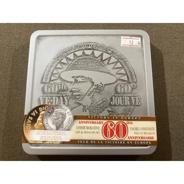 Canadian Victory 60th Anniversary Coin Set (2005) in Original Tin Box