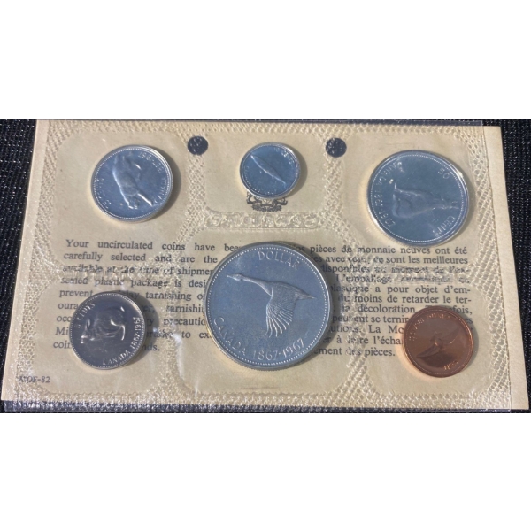 1967 Silver Uncirculated Coin Set