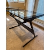 Image 3 : Glass & Metal Corner Desk - One Side is 62W, 24D, 30T