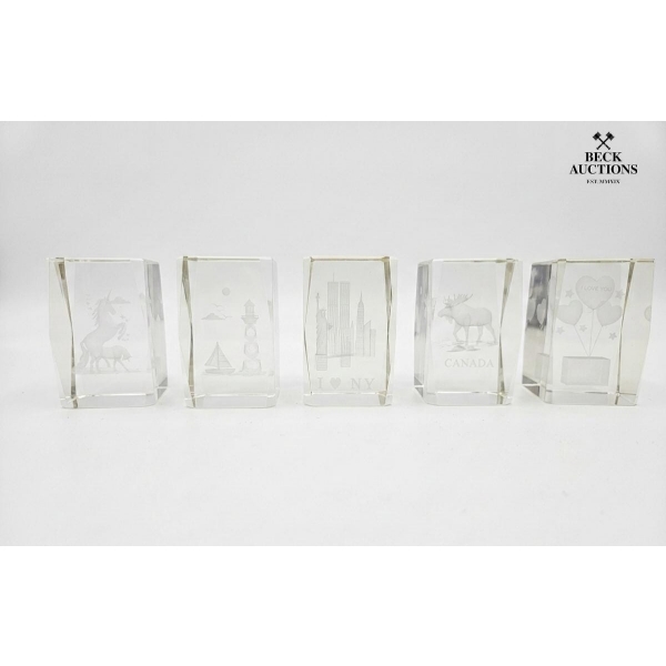 Crystal Souvenir Decorative Block.