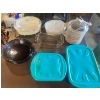 Image 1 : Anchor glass casserole dishes with lids casserole dishes  holder loaf pans DONIER ice cream maker