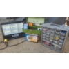 Image 1 : 200W LED Flood Light, Union Tool Box with Plumbing Tools