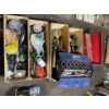 Image 1 :  Wooden crates X4 full of miscellaneous tools, blue toolbox with large socket set and 2 red toolboxe