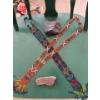 Image 1 :  indigenous handcrafted, beautiful beadwork necklaces with two rocks/crystals