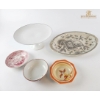 Image 2 : Collection Of Assorted Ceramic Dishes And A Footed Cake Stand.