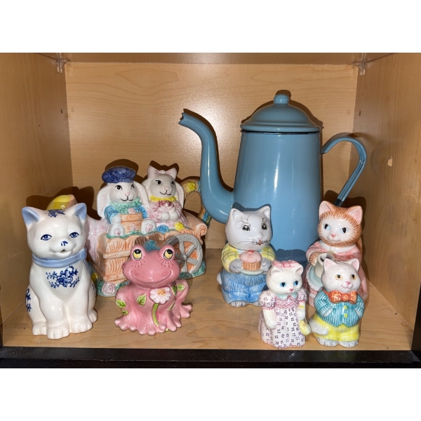 Ceramic Figurines and Teapots