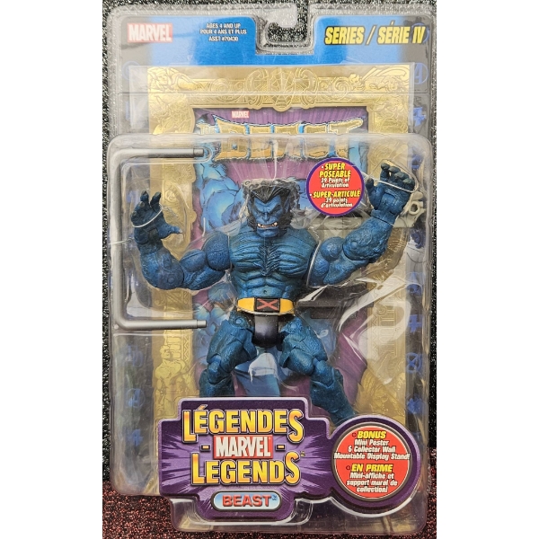 Marvel Legends Series VI 'The Beast' 2005 Release With Comic