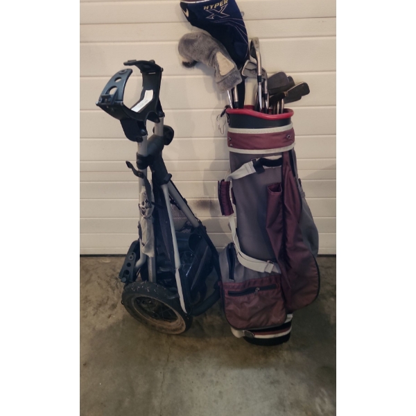 Jazz Right Handed Golf Clubs, includes Golf Bag & Caddy