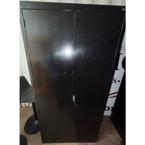 Industrial Style 2 Door Metal Storage Cabinet 78x46x24