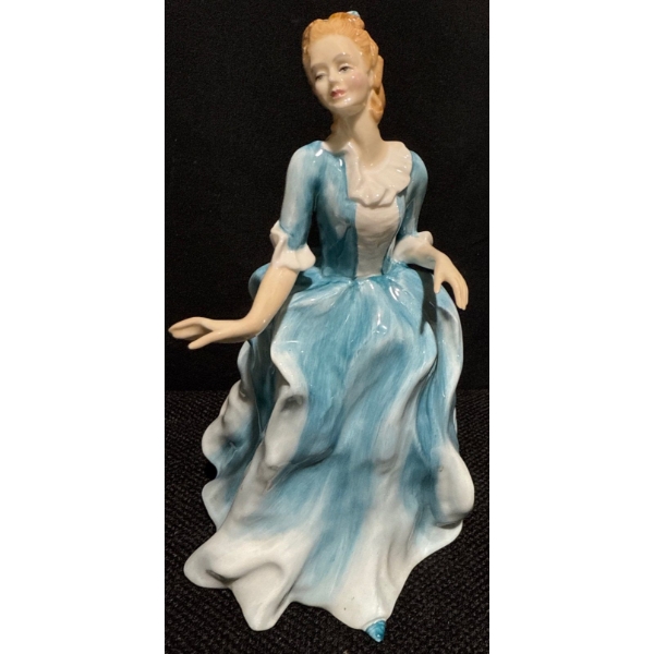Royal Doulton HN 3035 " Yvonne" Modelled by Adrian Hughes 1986  (7"tall) Handcrafted
