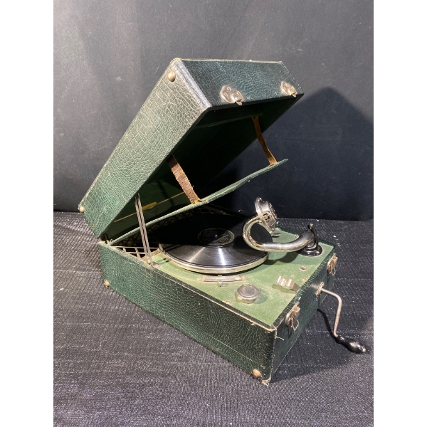 His Master's Voice Portable Gramophone