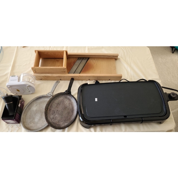Kitchen Collection  Featuring Grill, Cabbage Slicer, Pans and More 