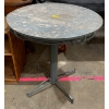 Image 1 : Vintage Wooden & Metal Patio Table - 30W, 30T 