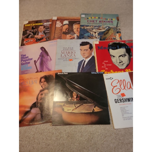 Vinyl Records Collection - Mario Lanza Chet Atkins & More