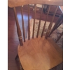 Image 4 : Gorgeous Wood Dining Room Table & 6 Chairs in Great Shape.  Table 60 w 38 d x 29 h, Chairs 17 w 34 h
