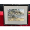 Image 1 : Mauls Lydlye, "Pipers Lagoon" Original Watercolour 14Wx10H