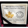 Image 2 : 2014 $20 Fine Silver Coin Cougar: Pouncing in the Snow 31.39 Grams