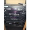 Image 2 : Kenwood Stereo/ Cab 23 w, 42 h, 17 d,  DV-502 , CT-405 & VR-509 & Sony VCR Model SLV-N71, TV/ VCR