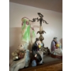 Image 2 :  collection of ceramic dolls with balloons and a vintage scale