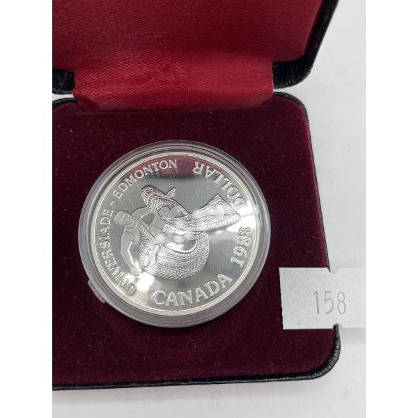 1983 Canada Edmonton, AB World University Games Silver Dollar