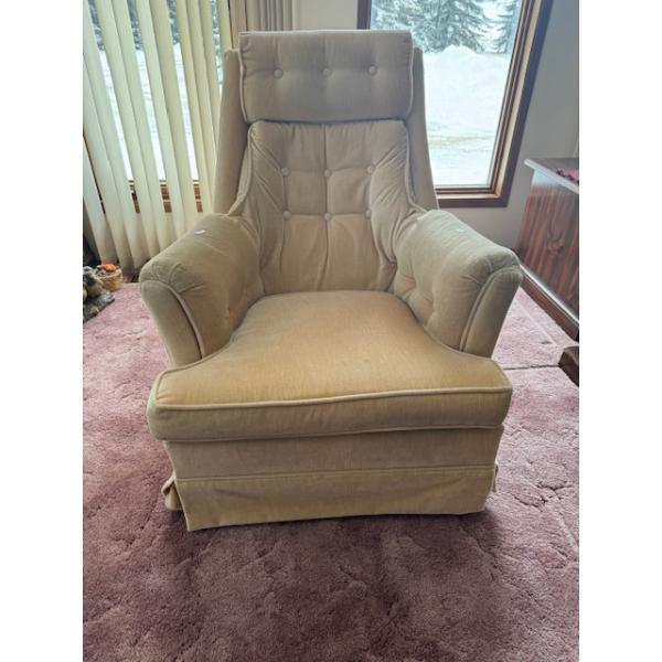 Beige Rocker Chair  29.5 w, 30 d, 36 h
