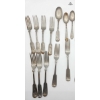 Image 3 :  Collection Of Vintage & Silver-Plated, Flatware Pieces, Which Are Typically Found As Collectibles.