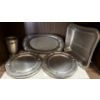 Image 4 : Decorative Pewter Collection #1 - Plates, Cups, Trays, More 