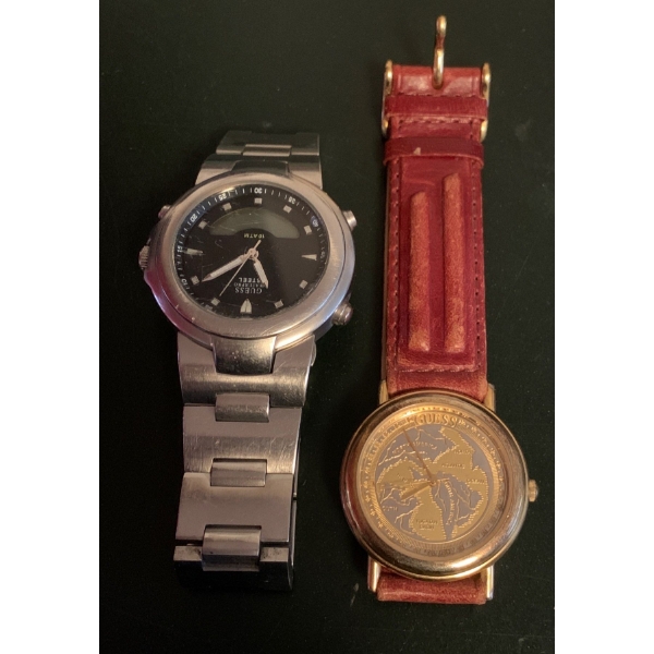 Guess 10ATM & Guess Japan Movt Watch Pair 