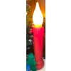 Image 4 : 4 ft Fiber Optic Holiday Tree w/ Life Sized LED Candlesticks Angel Center Piece & More 