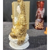 Image 4 : Time to Zen. - Religious Statues and Beautiful Hand Painted Glass Blown Vase ( Slight Damage)