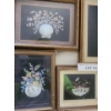 Image 3 : 7 Framed Under Glass Intricate Shell Art Largest 12 w 10 h