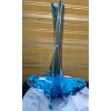 Image 2 : Mid Century Aqua Chalet Art Glass 15T