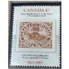 Image 3 : 2001 150th Anniversary of Canada Post 24K Covered Coin & Stamp Set 92.5% Silver 5.39 Grams