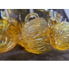 Image 5 : Glass Lidded Peanut Jar + Amber Glass Punch Bowl Set