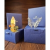 Image 1 : Swarovski Crystal Butterfly Figurine and Yellow Duck Figurine With Original Boxes