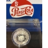 Image 2 : 2022 500 Francs Retro Pepsi-Cola Bottle Cap - Pure Silver Coin