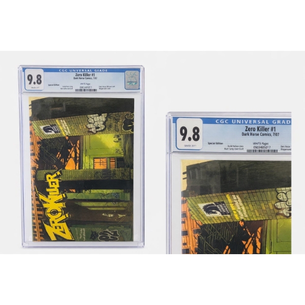  Zero killer #1 dark horse comics 2007 grade 9.8