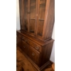 Image 2 : Vintage Dark Oak China Hutch (2 Piece)
