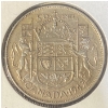 Image 2 : 1947 Canadian 50 Cent Coin 92.5% Silver 11.62 Grams