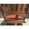 Image 7 : Antique Solid Wood Rocker Chair (Short Seat H-16")