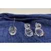 Image 3 : Swarovski Crystal Cats 1.5H, Big Cat 1.75H, and Mouse 0.5H
