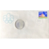 Image 1 : 1976 Day of Issue Montreal Olympic Coin & Stamp 92.5% Silver 24.3 Grams