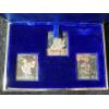 Image 2 : 1976 Montreal XXI Olympiad Three-Piece Fine Silver Stamp Set