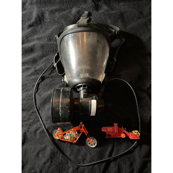 Self-Contained Breathing Apparatus (SCBA) Mask, Matchbox Massey Ferguson Special Combine and More
