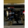 Image 5 : Coleman Lantern with Pyrex Globe, Vintage Fishing Kit, Flashlight