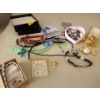 Image 1 : Assorted Costume Jewelry, Small Chip as Shown on Heart Box 