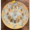 Image 3 : Ceramic Wall Clock Quartz 9T w/ Ceramic Trinkets Decor & More